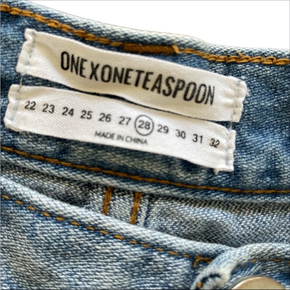 One Teaspoon Blue Jean Shorts - Picture 2 of 5